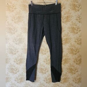 WARRIOR by Danica Patrick small grey/black lace leggings